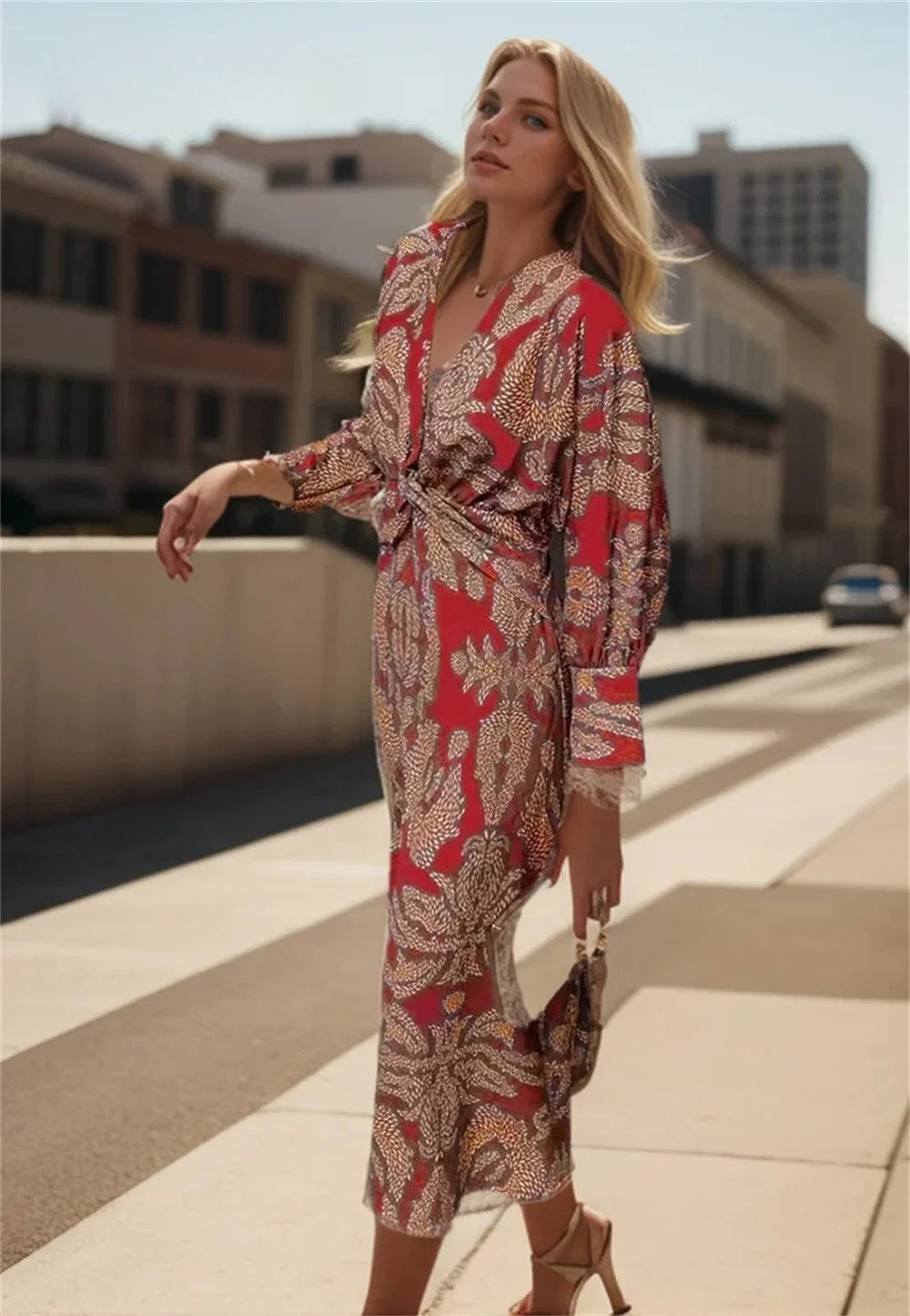 Vestido Alessandra-Elegancia sin Esfuerzo para el Verano