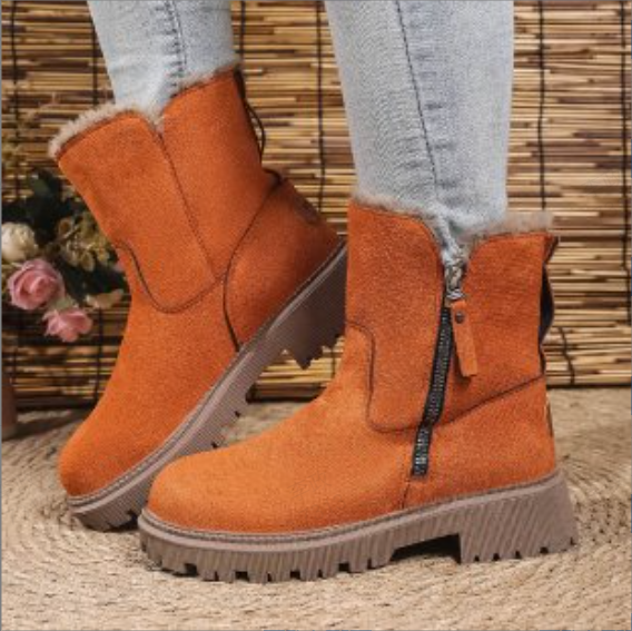 Botas con forro polar para mujer