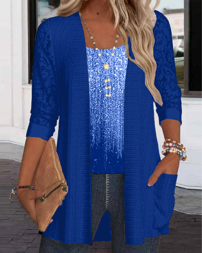 Jessica | Top Moderno con Efecto Doble Prenda