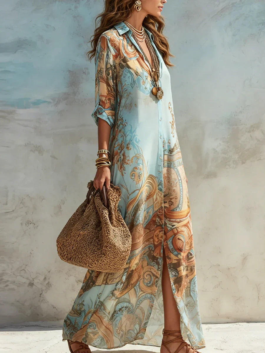 Mara | Elegante Vestido Fluido de Verano