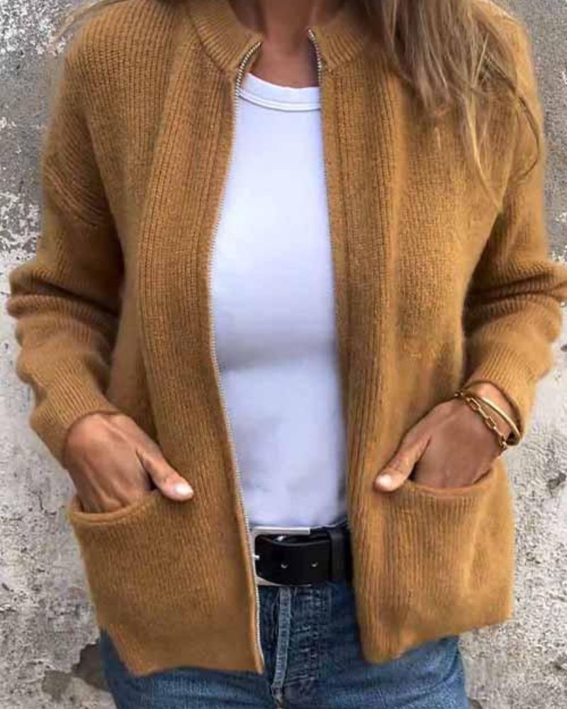ERA - Chaqueta de punto de algodón