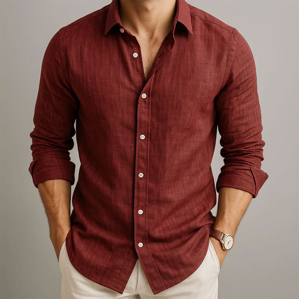 LEO | CAMISA DE LINO SOFT-TOUCH