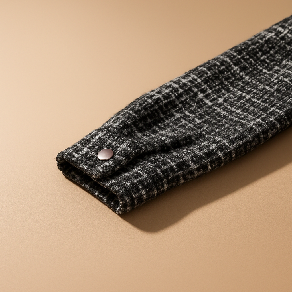 Houndstooth | Sobrecamisa Tweed de Cuadros Clásicos