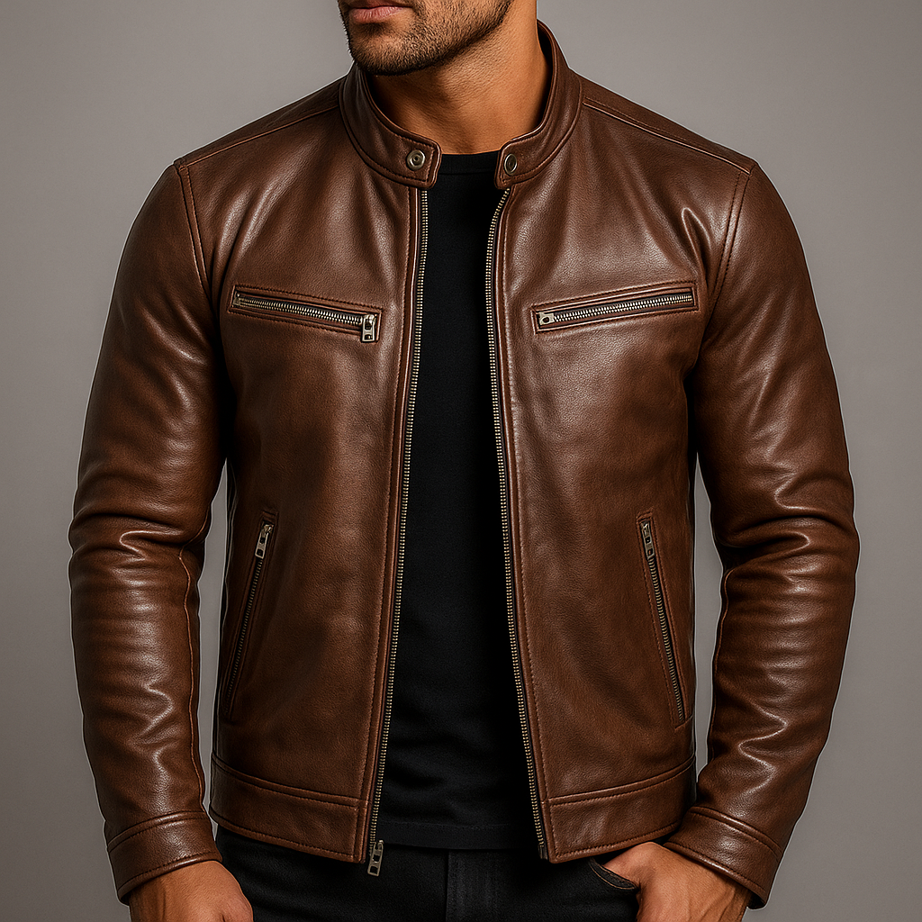 Hawthorne | Chaqueta de Cuero Vintage