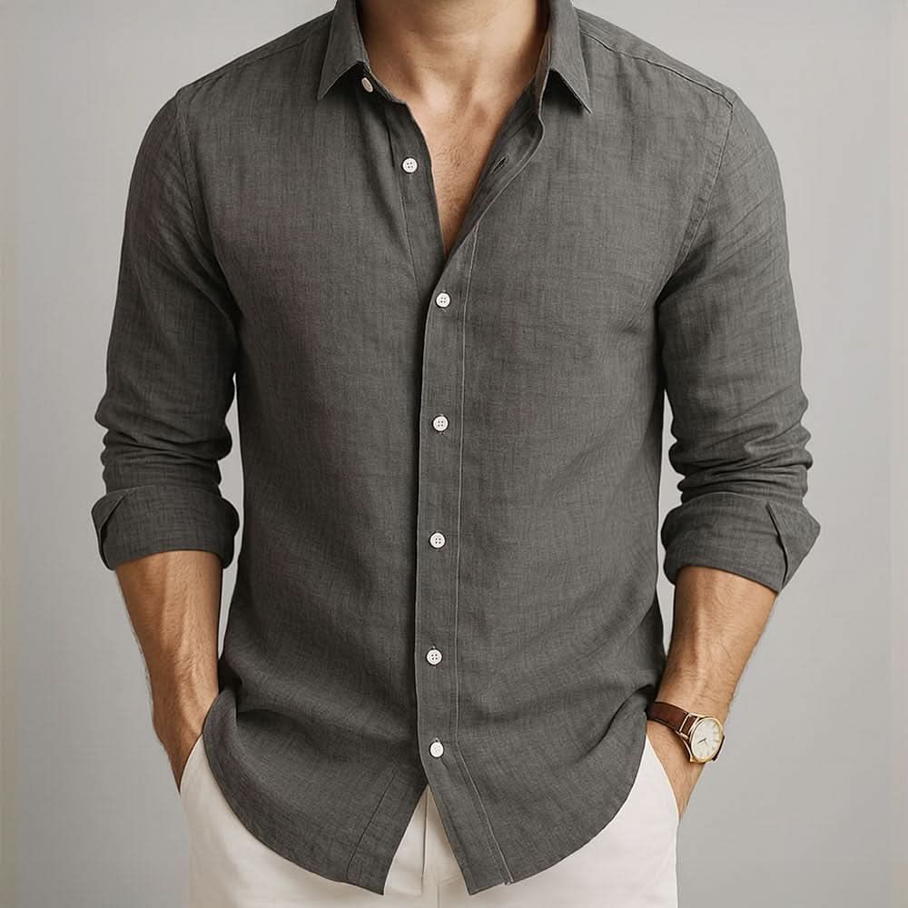 LEO | CAMISA DE LINO SOFT-TOUCH
