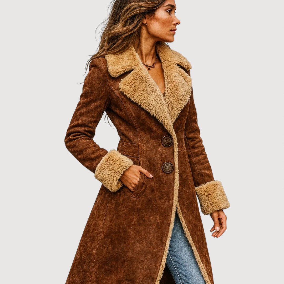 Arielle | Abrigo Shearling Elegante y Acogedor