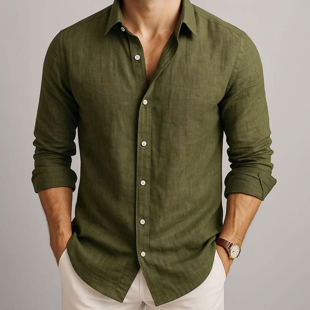 LEO | CAMISA DE LINO SOFT-TOUCH