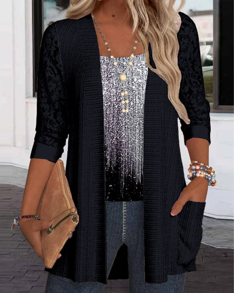 Jessica | Top Moderno con Efecto Doble Prenda