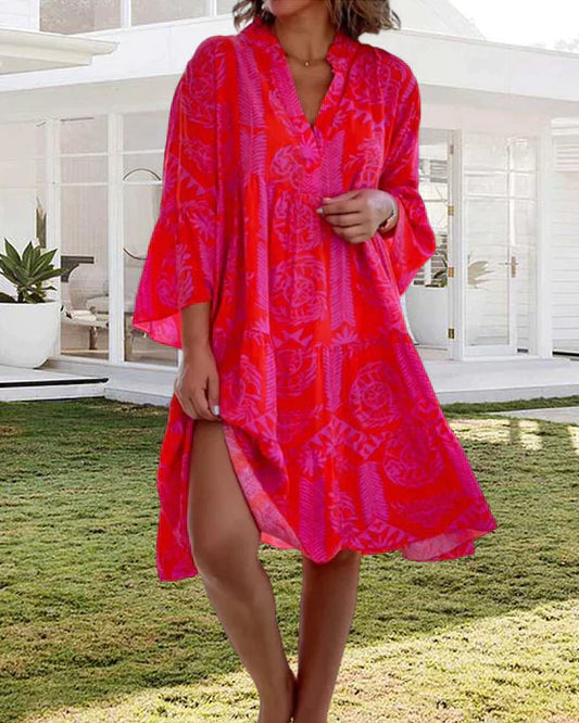 Valeria vestido boho de algodón