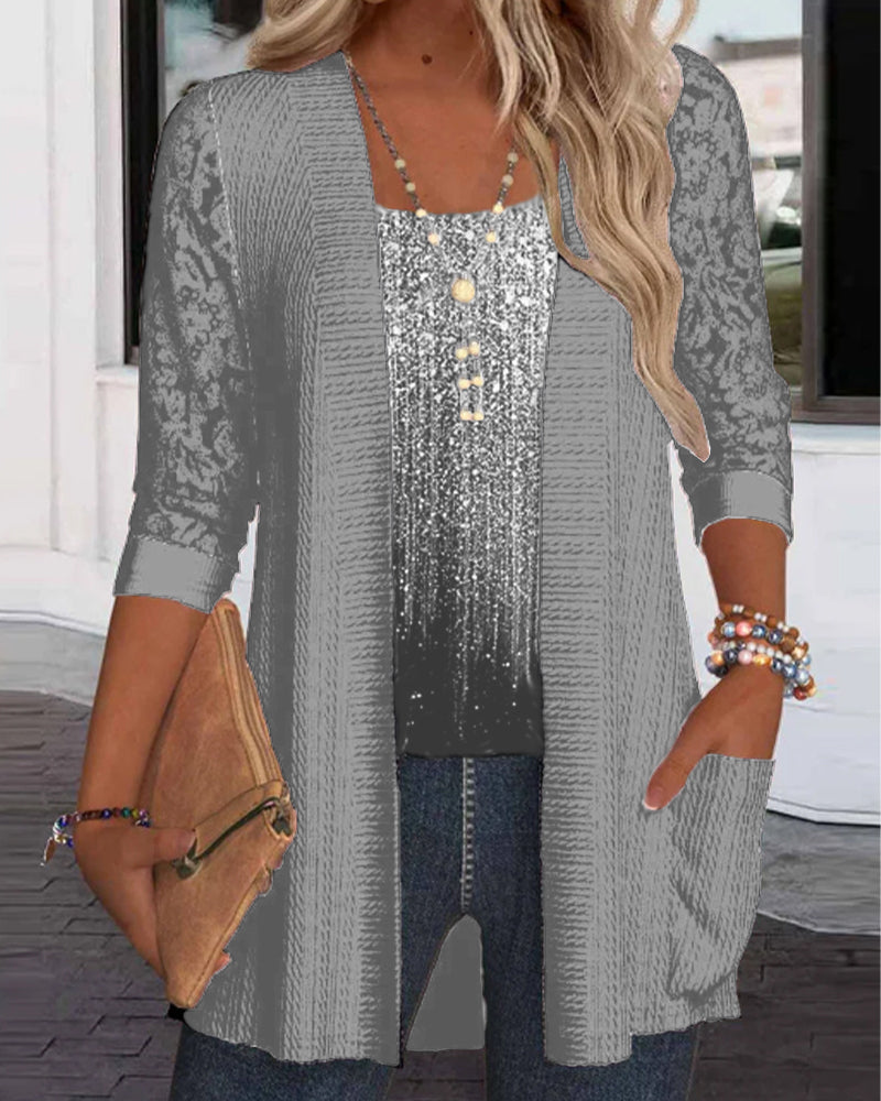 Jessica | Top Moderno con Efecto Doble Prenda