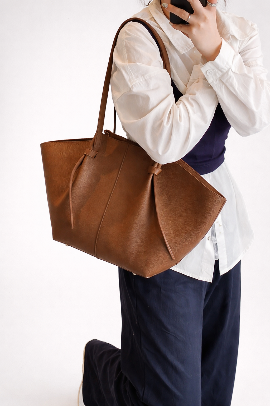 Bolso Tote Sarah de Cuero Premium