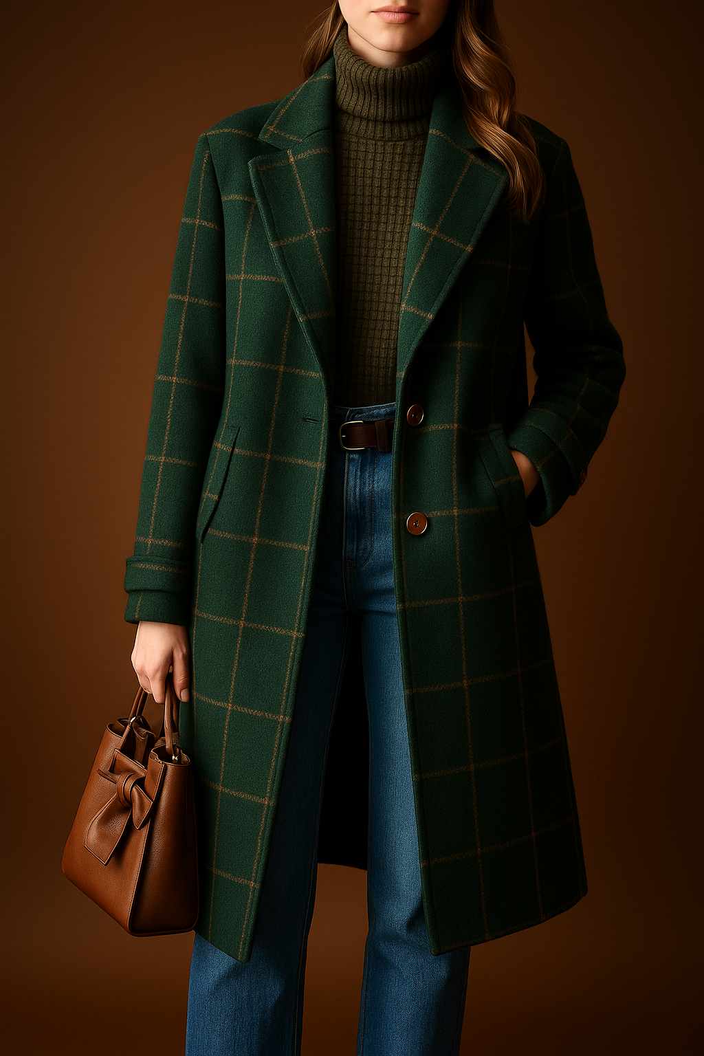 Inez | Abrigo de Lana con Estilo Nórdico