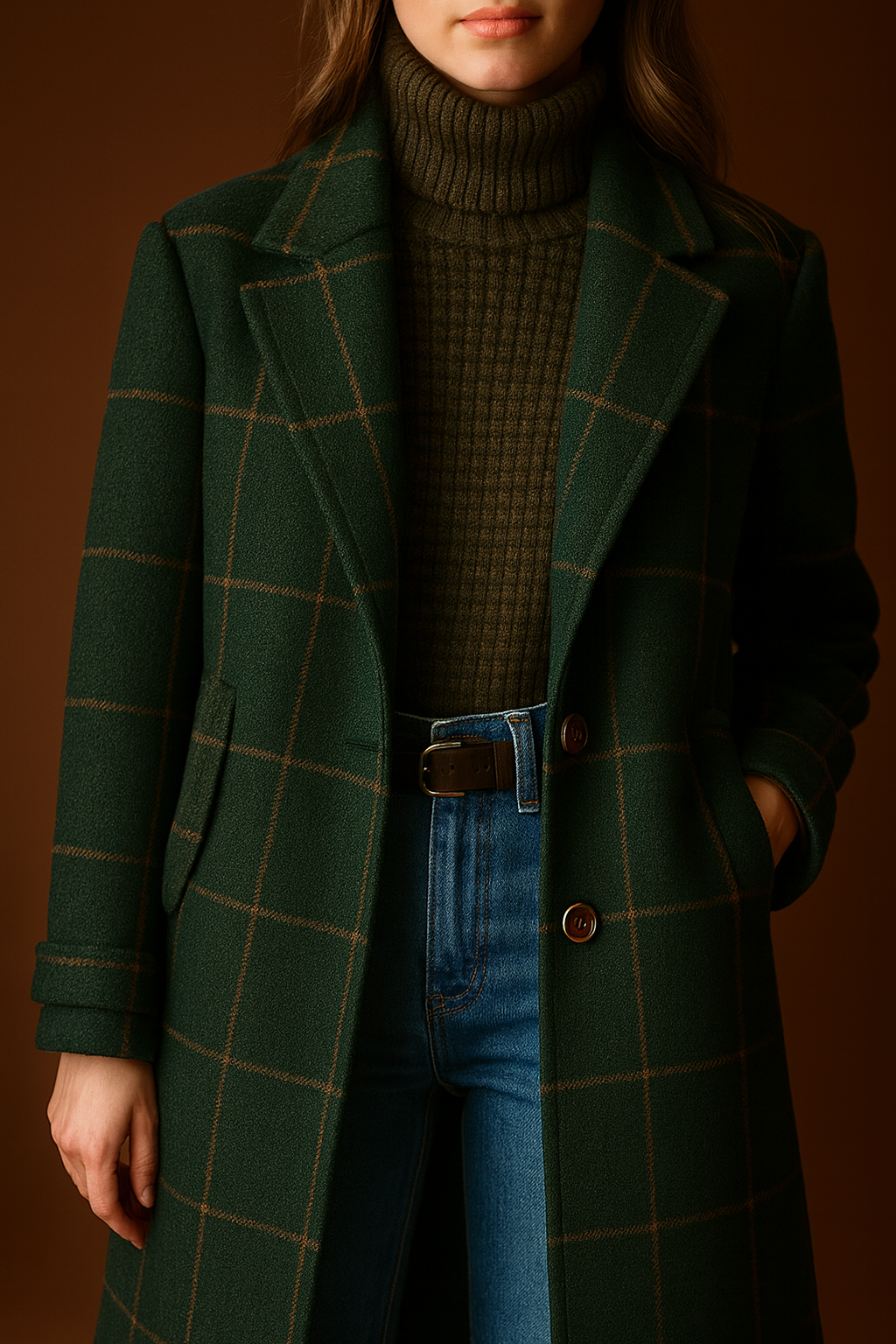 Inez | Abrigo de Lana con Estilo Nórdico