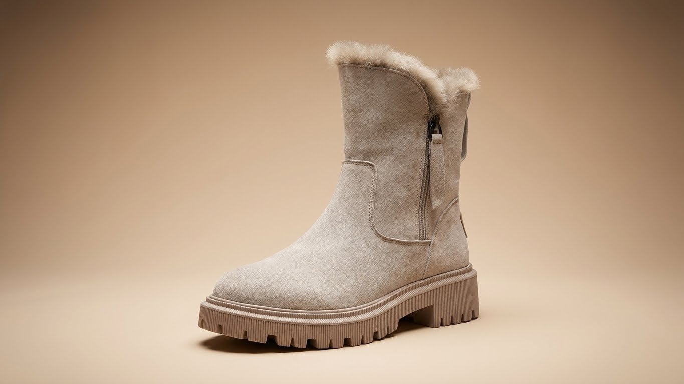 Botas con forro polar para mujer