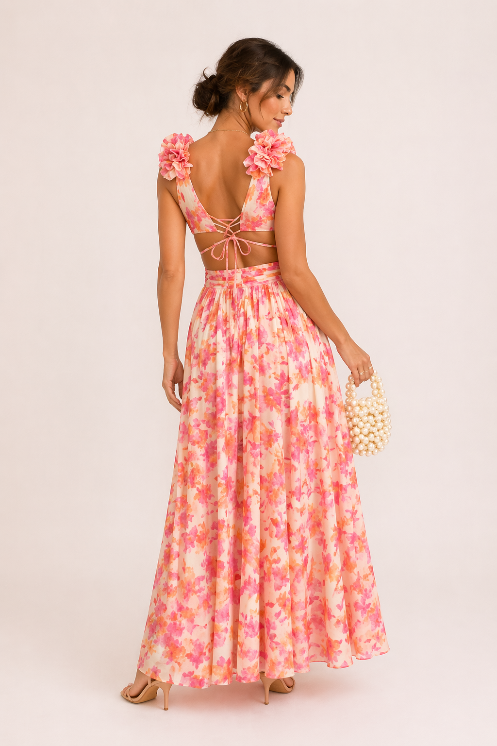 MARIA | VESTIDO MAXI DE GASA