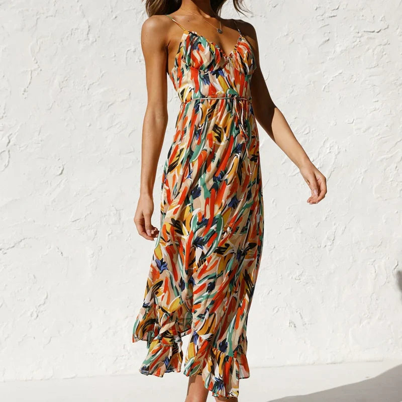 Clara elegante vestido largo