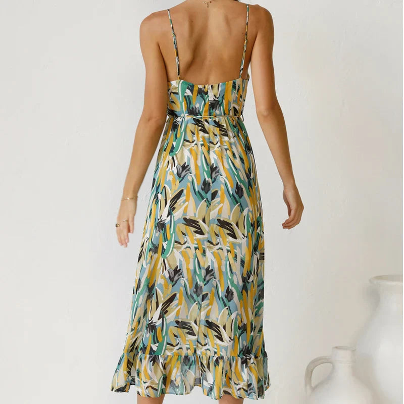 Clara elegante vestido largo