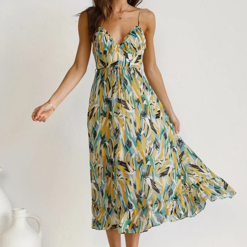 Clara elegante vestido largo