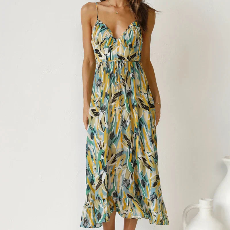 Clara elegante vestido largo
