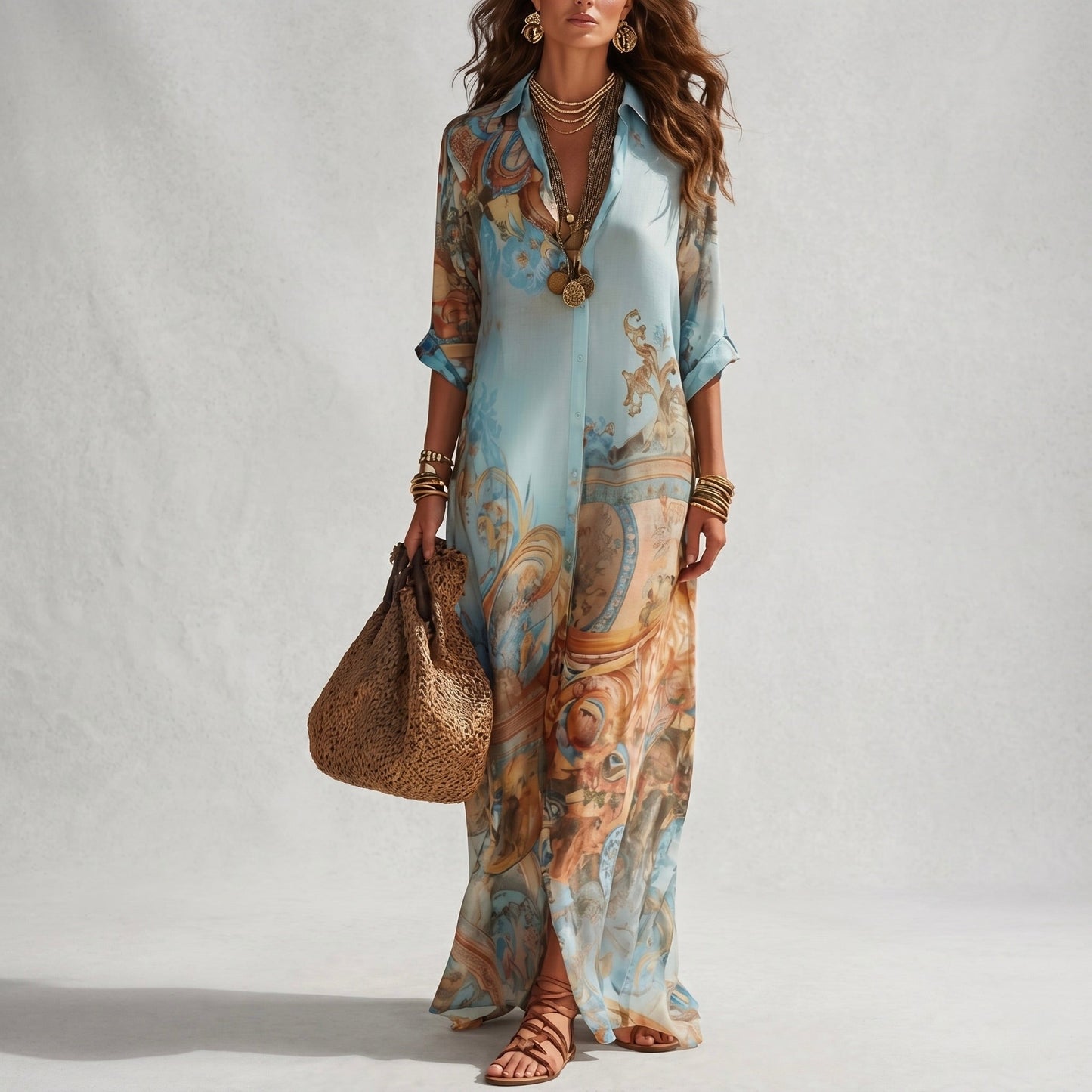 Mara | Elegante Vestido Fluido de Verano