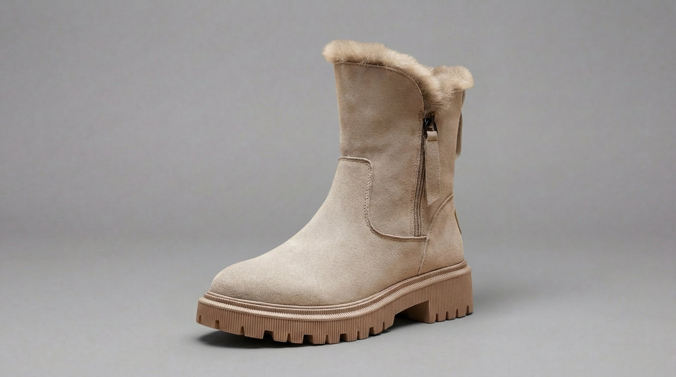 Botas con forro polar para mujer