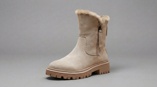 Botas con forro polar para mujer
