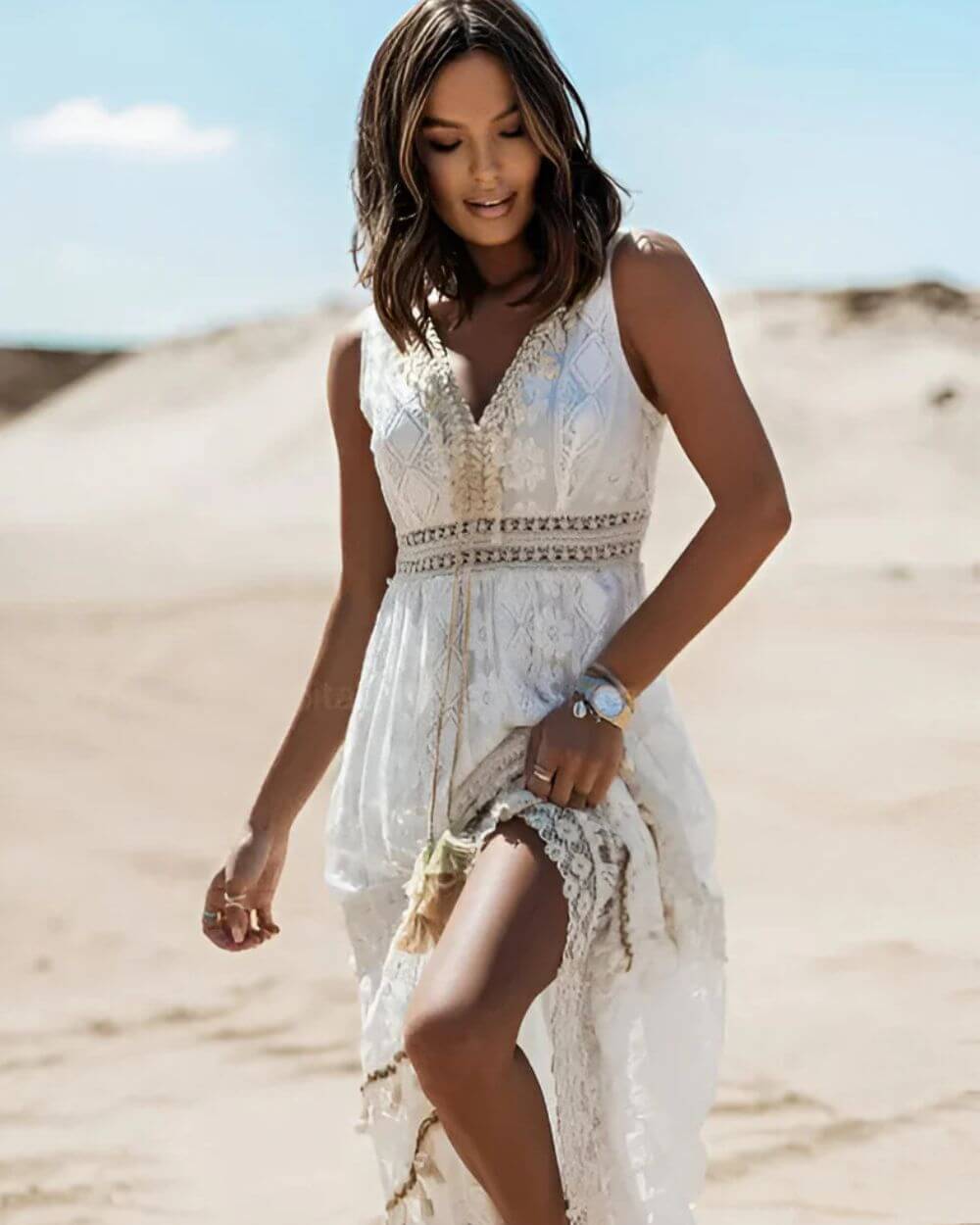 Livia - Elegante vestido de estilo bohemio
