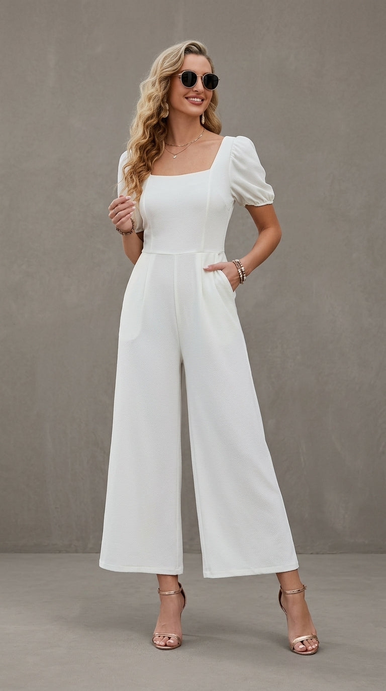 LAURA | MONO ELEGANTE DE PIERNA ANCHA