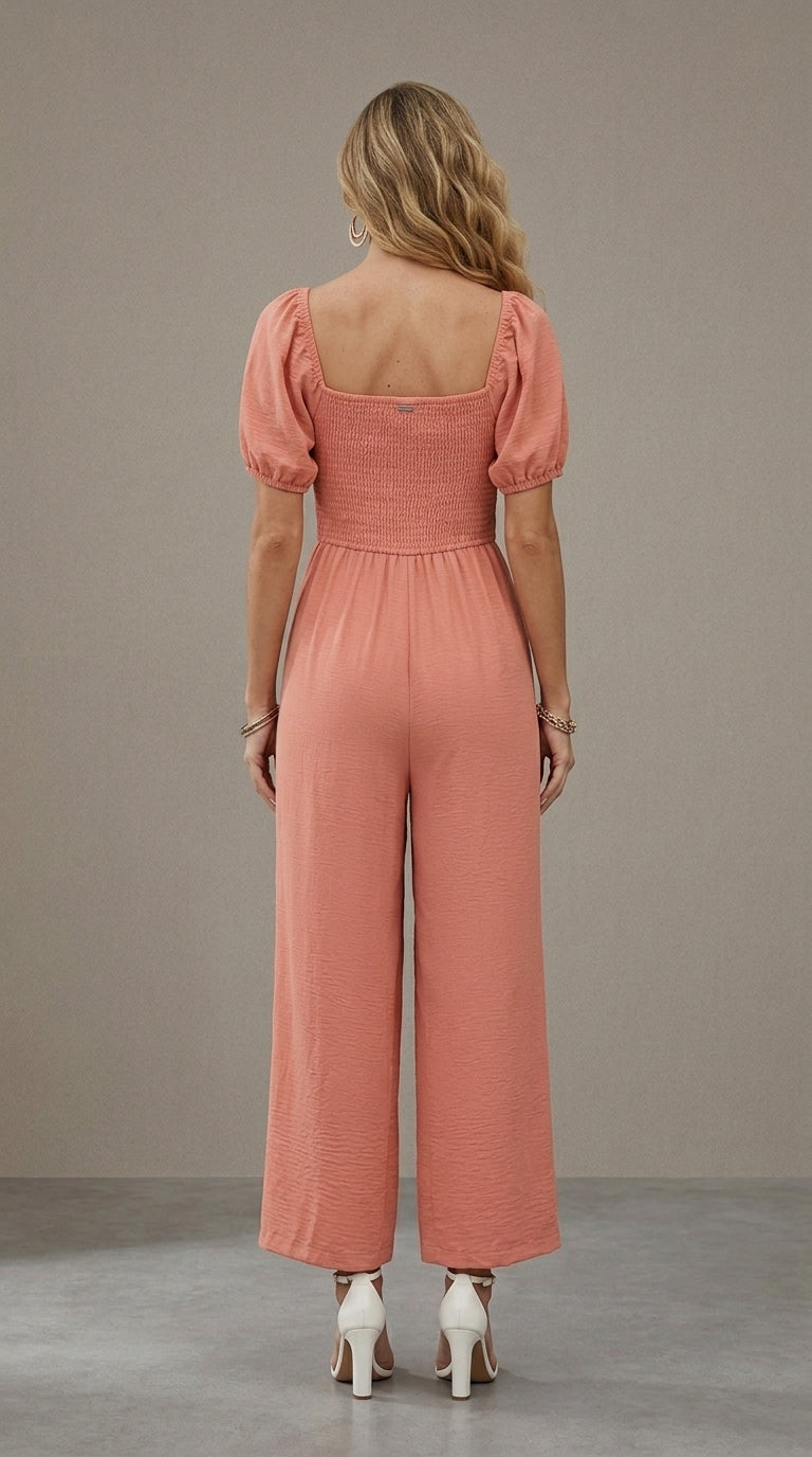 LAURA | MONO ELEGANTE DE PIERNA ANCHA