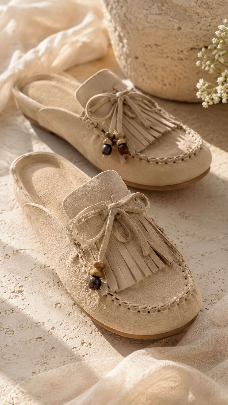 SABRINA | Mules Taupe