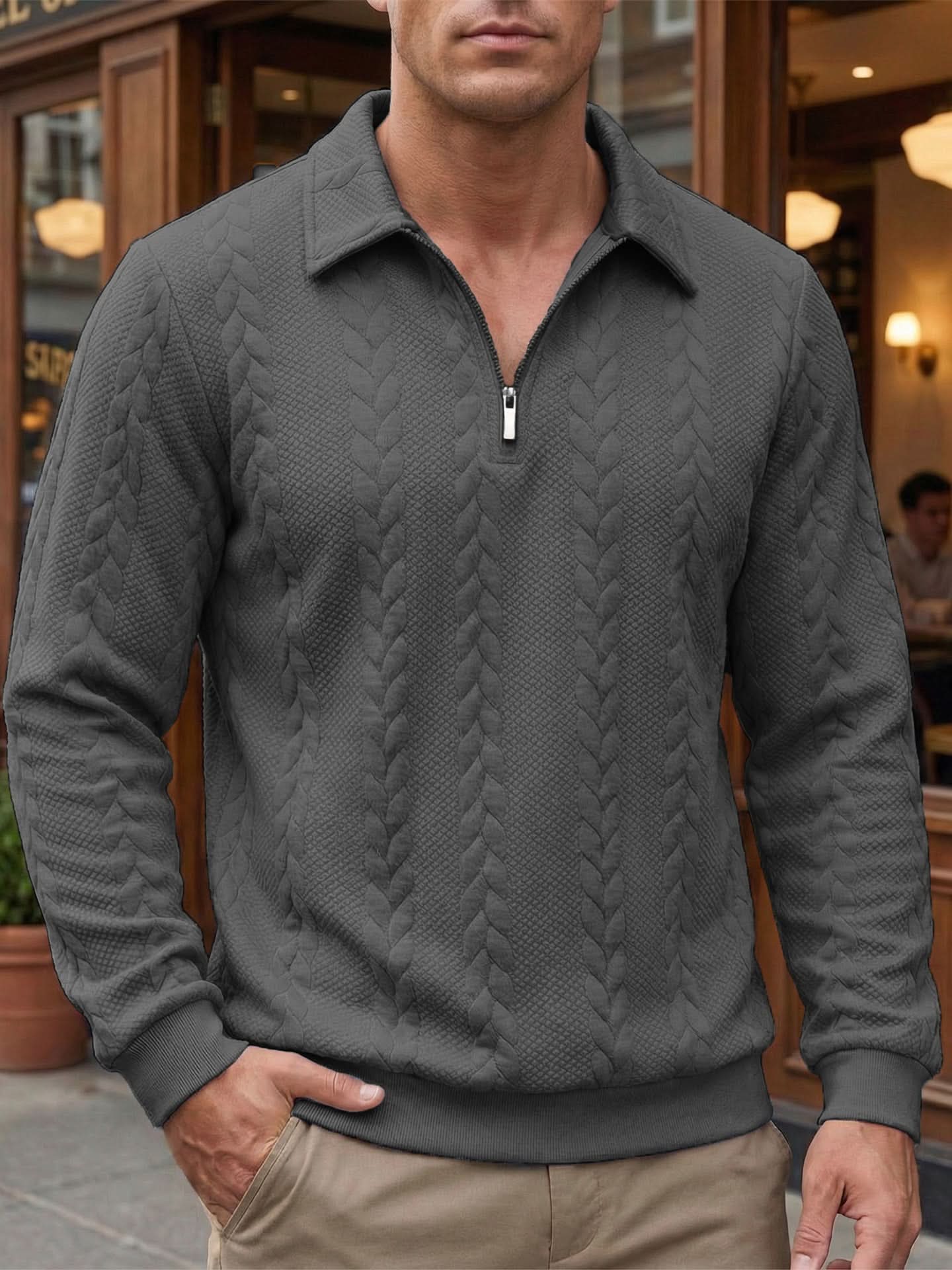 KENSLOW | JERSEY PREMIUM CON MEDIA CREMALLERA