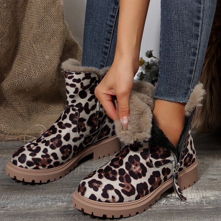 Botas con forro polar para mujer