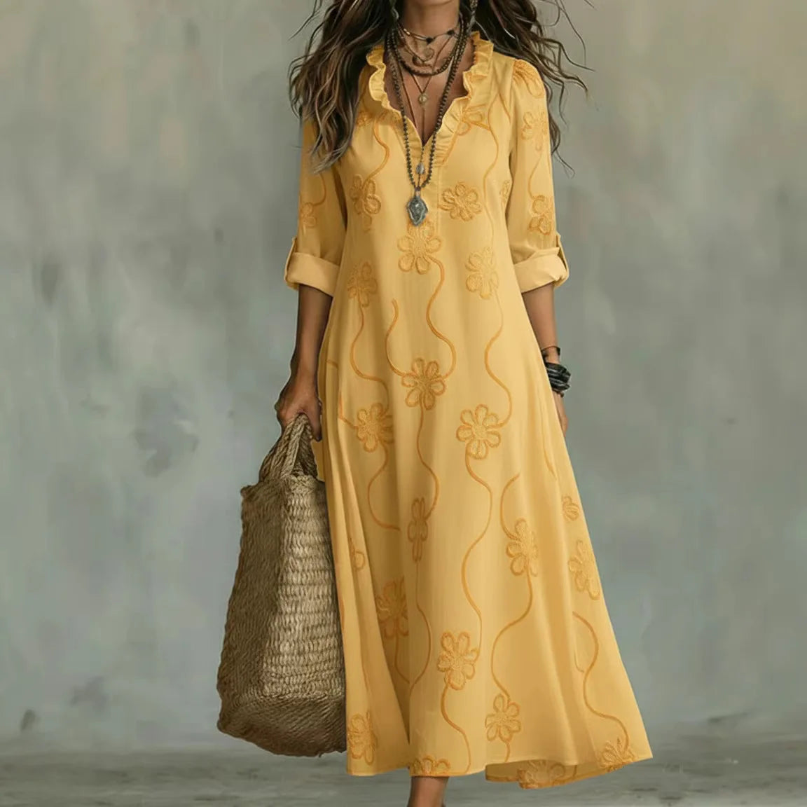 SIENNA™ | VESTIDO DE VERANO FLORAL MOLDEADOR