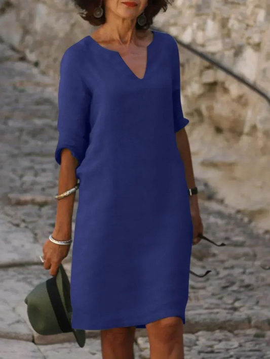 Viola elegante vestido cómodo