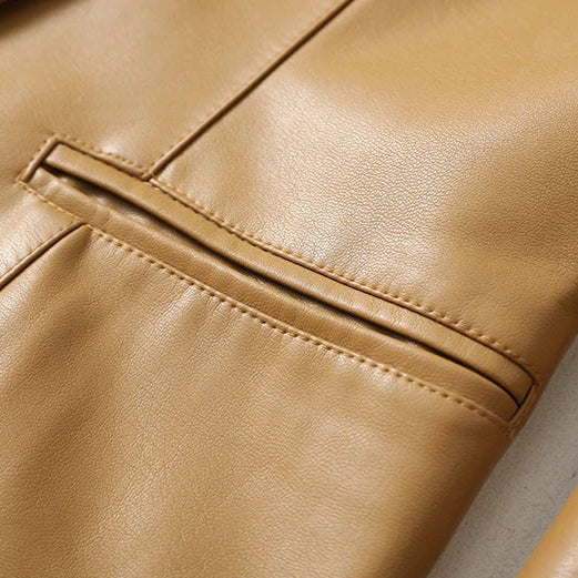 Rivera | Blazer de Cuero Premium