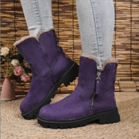 Botas con forro polar para mujer