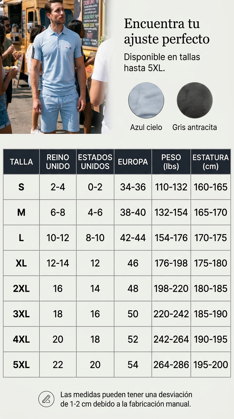 CARLOS | CONJUNTO MODERNO PREMIUM DE DOS PIEZAS