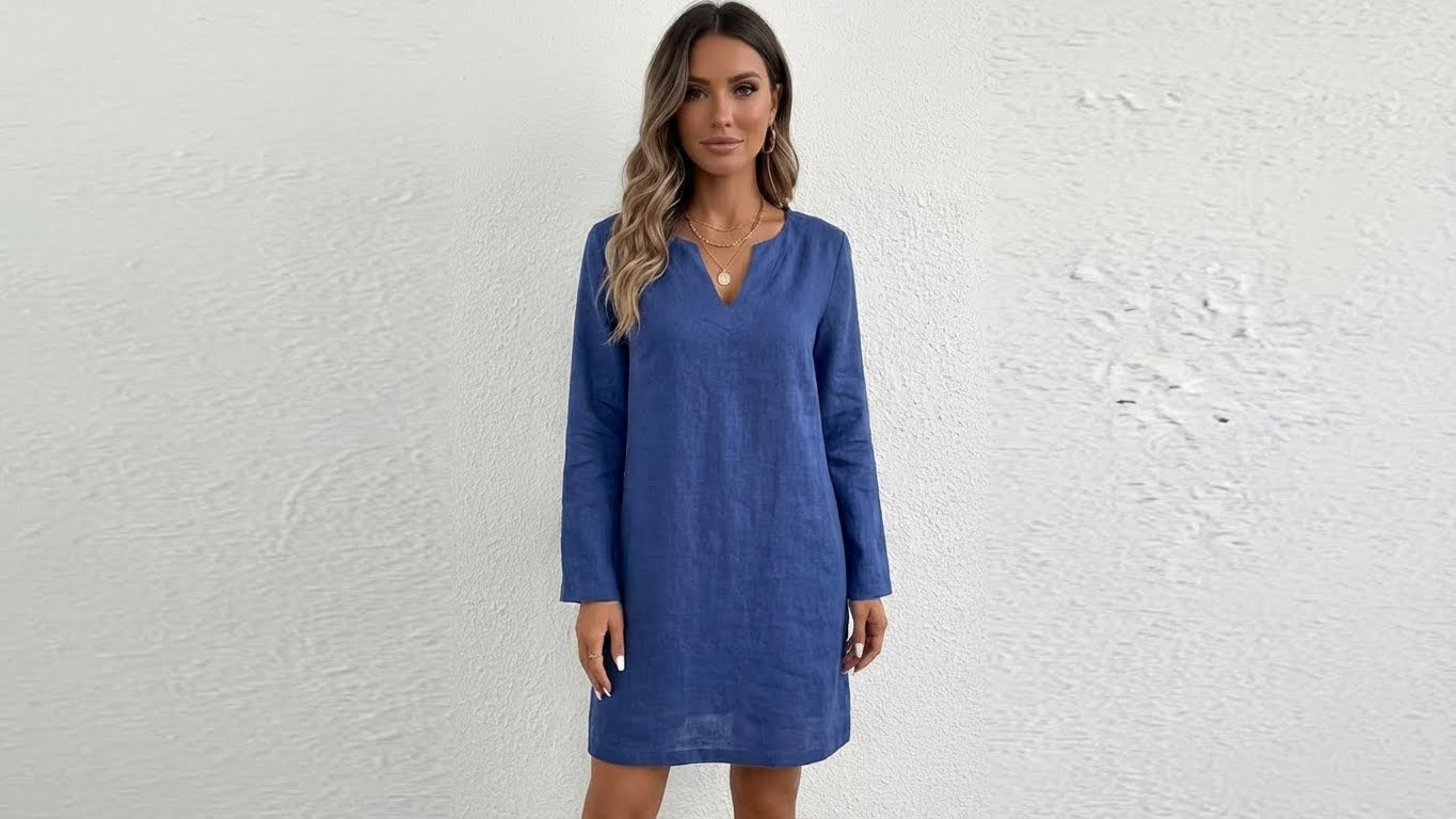 Viola elegante vestido cómodo