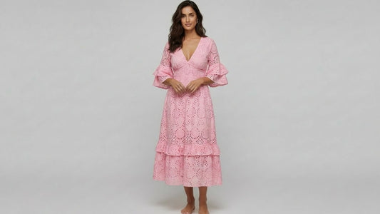 Cristina - Vestido con cuello en V