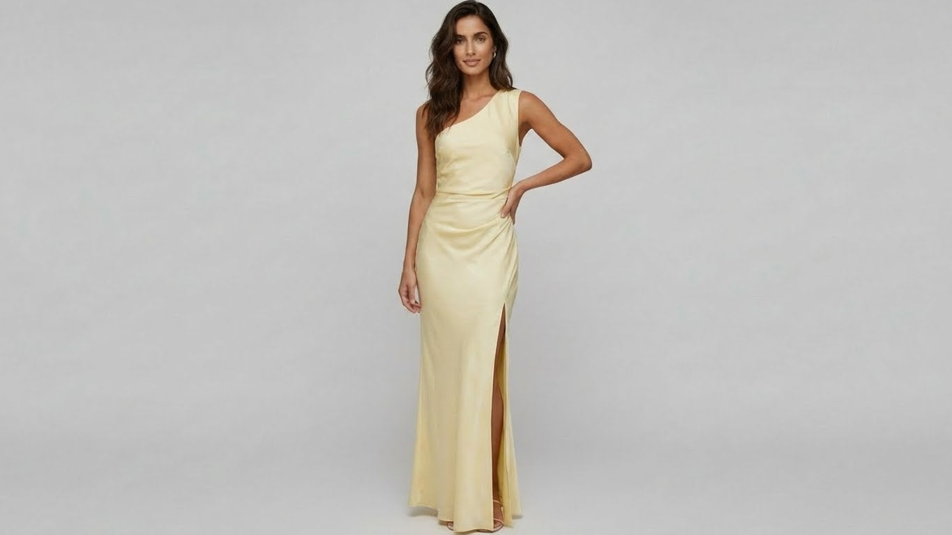 Victoria sensual vestido amarillo