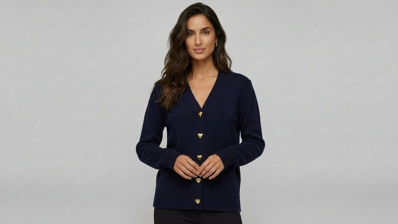 Candy | Blusa con Botones en Forma de Corazón