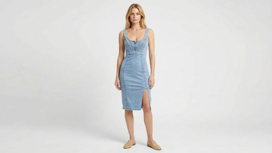 Michalina | Vestido de Mezclilla con Encanto