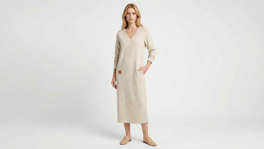 Yuni Vestido Casual y Suave con Estilo V