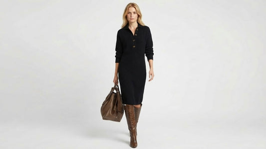 Marcelle | Vestido Suéter con Estilo Sofisticado
