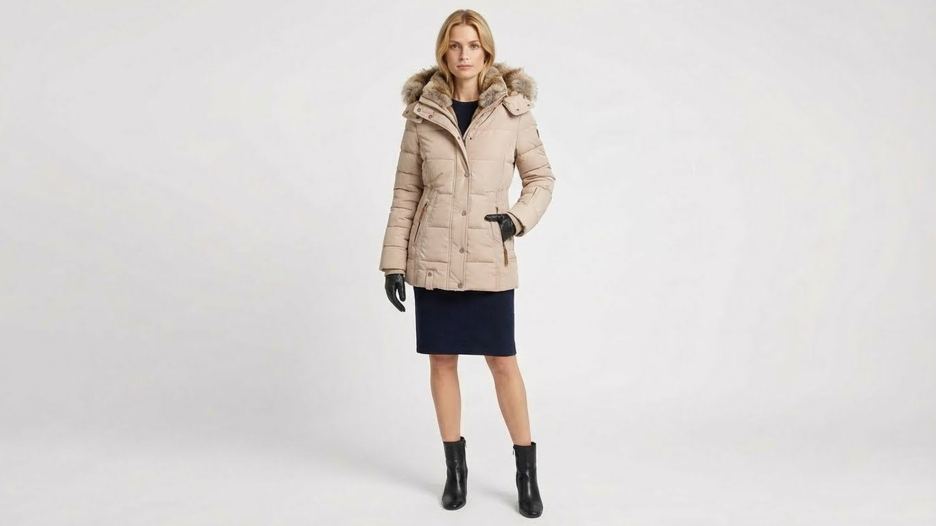 Anna | Abrigo de Invierno Forrado en Pelo Suave