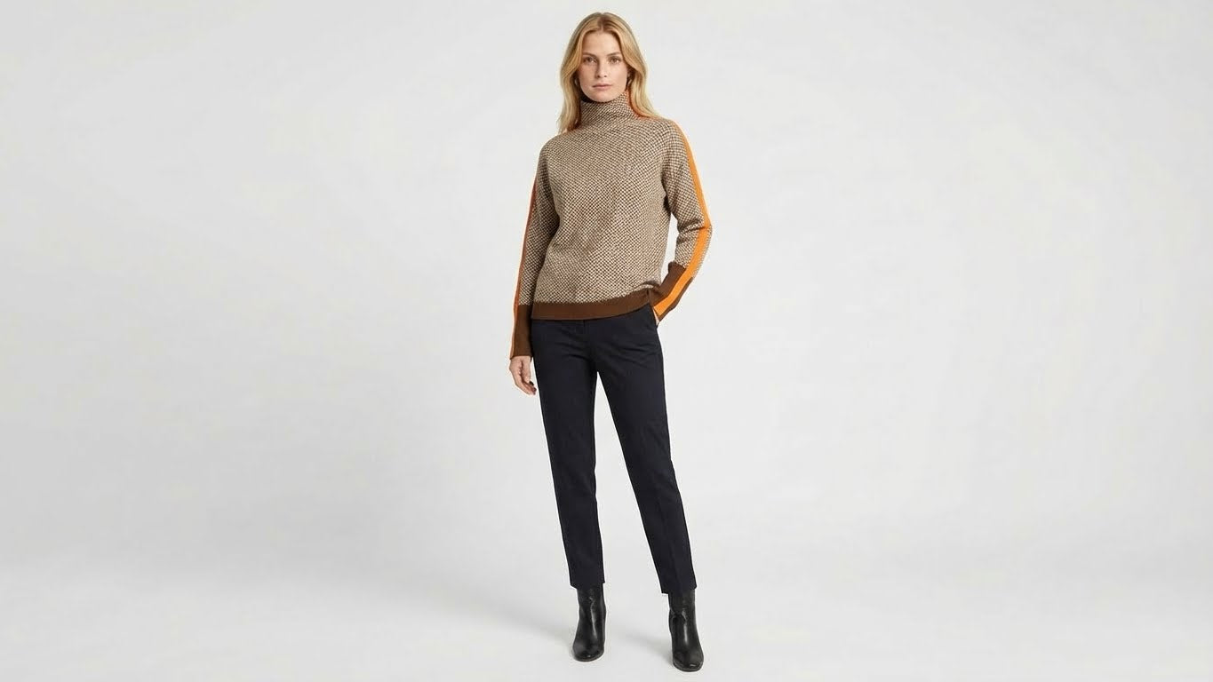 Martina | Suéter de Invierno con Cuello Alto