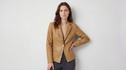 Rivera | Blazer de Cuero Premium