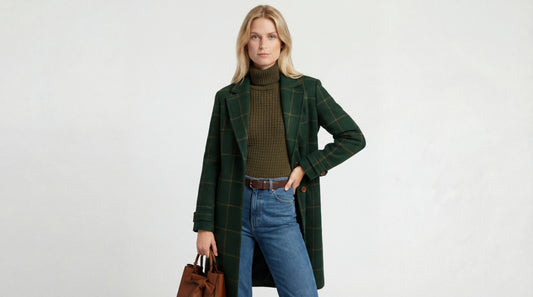 Inez | Abrigo de Lana con Estilo Nórdico