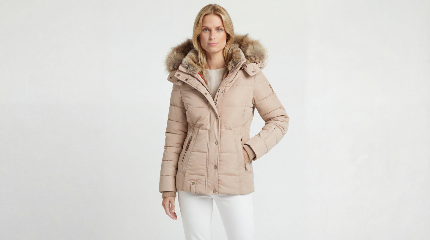 Anna | Abrigo de Invierno Forrado en Pelo Suave