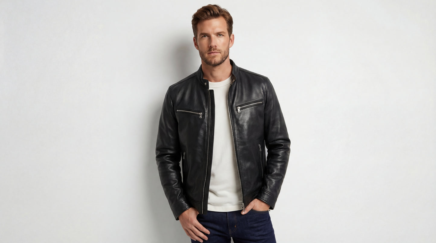 Hawthorne | Chaqueta de Cuero Vintage